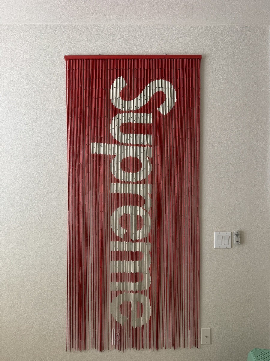 Supreme Bamboo beaded Curtain  のれん 暖簾 Supreme SS17 Bamboo Beaded Curtain 79