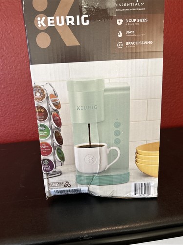 Keurig Kaffeemaschine K-Express Essentials Single Serve K-Cup Pod Silver Sage - Bild 2 von 5