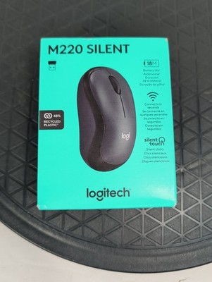 Logitech M220 Wireless Ambidextrous Mouse - Graphite (910-006127)