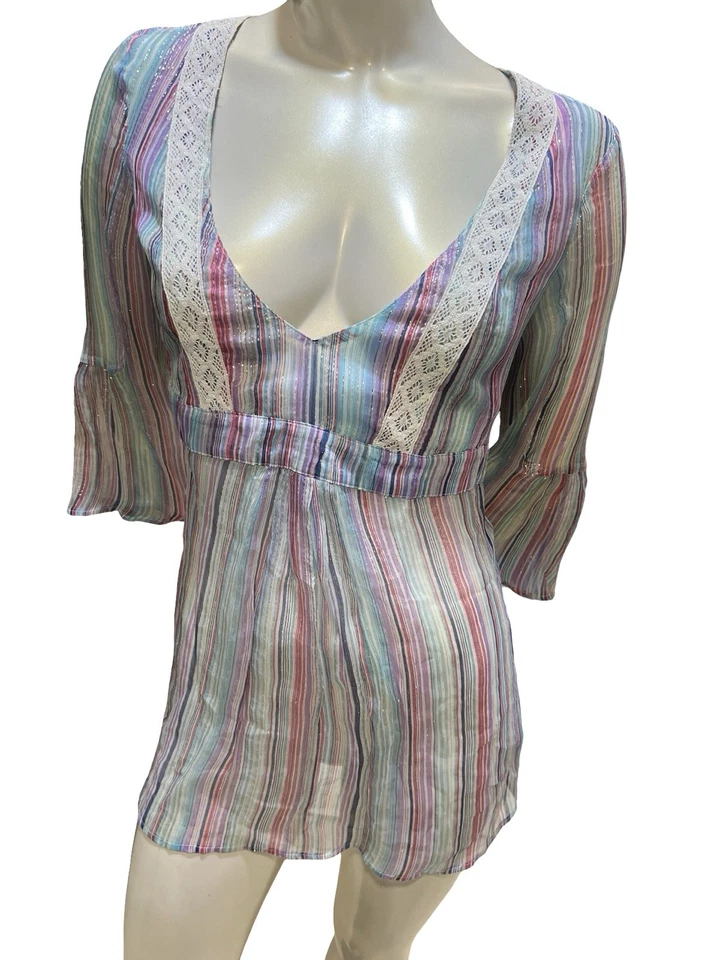 Patrizia Pepe Top Metálico M Foto 3 de 4