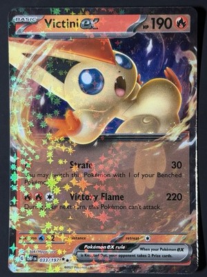 Victini ex 033/197 - SV03: Obsidian Flames Holo LP Pokemon TCG | eBay