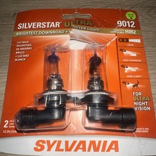 Sylvania Silverstar Ultra 9012 Pair Set High Performance Headlight 2 Bulbs