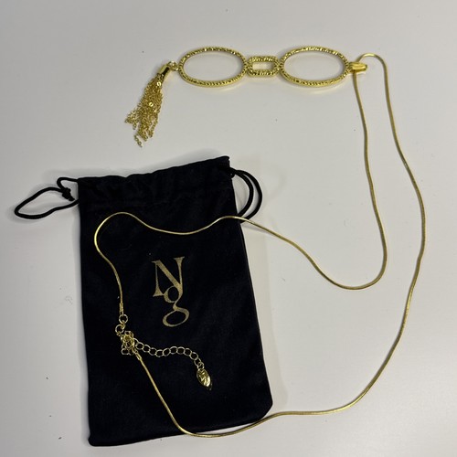 Necklace With Fashionable Reading Glasses With 18” Chain
