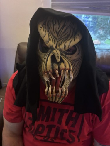 Be Something Studios Halloween Mask The Goblin With Fangs - Picture 3 of 5