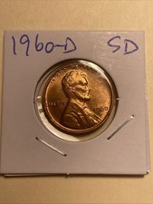 1960-d Lincoln Cent Smal Date Bu Free Shipping