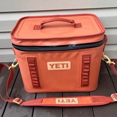 Yeti Hopper Flip 18 Soft Cooler-Crab Orange w/Ice Pack