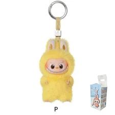 POP MART Labubu V4 The Monsters Pin For Love Alphabet Plush Pendant - Letter P