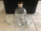 Crystal Head Vodka Empty Skull Bottle 750 ml w/Stopper Plug and 2 Shot Glasses — photo 2