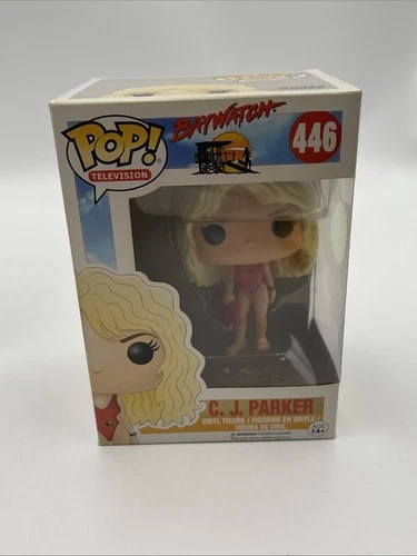 C. J. Parker - Baywatch - Television Vaulted Funko Pop 446 With Protector
