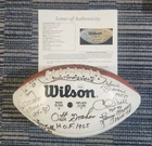 NFL Hall Of Fame Enshrinees Multi Signed Football 25 Sigs FULL JSA LOA # ZZ40289