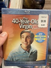 The 40 Year Old Virgin Unrated Theatrical and Extended Versions Blue Ray Sealed