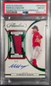 2023 Panini Flawless Marcelo Mayer Rookie Patch Auto Emerald 4/5 PPA-MM  PSA 8
