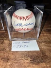Ted Williams SUPER CLEAN Signed Official Bobby Brown Baseball PSA Authenticated