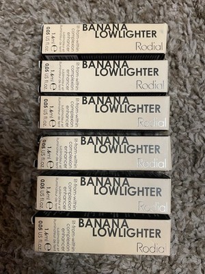 Rodial Banana LowLighter Complexion Enhancer 0.05 fl oz / 1.6 ml Lot of 6 - NEW!