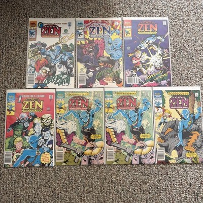 Zen Intergalactic Ninja 1992 Archie Comics Lot 1-3 Vol 1 & 2 Complete - VINTAGE