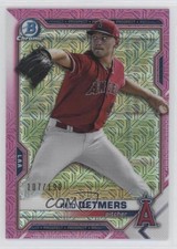 2021 Bowman Chrome Prospects Mega Box Pink Mojo Refractor /199 Reid Detmers 6u5