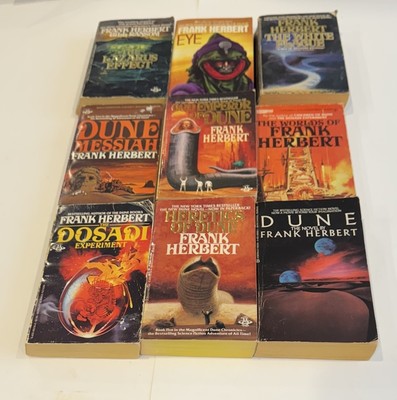 Dune Lazarus Effect Eye Heretics Empire Worlds Frank Herbert Lot  Paperback