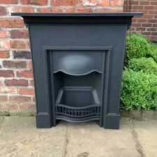 Restored stunning Antique Cast Iron Fireplace fire place #2
