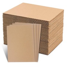 105Pack Corrugated Cardboard Sheets Flat Card Board Inserts for Packing Shipping