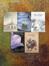 Åland Stamps Mint. Year set 2012, 2013, 2014, 2015, 2016.