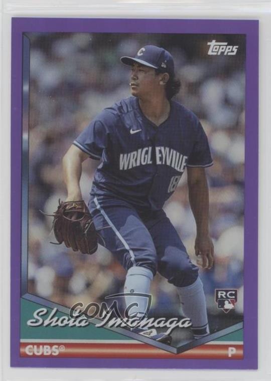 2024 Archives 1994 Topps Purple Foilboard Shota Imanaga #245 Rookie RC 0v3r