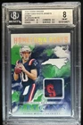 2024 Panini Origins Drake Maye Hometown Roots RC Patch Green #/10 Patriots BGS 8