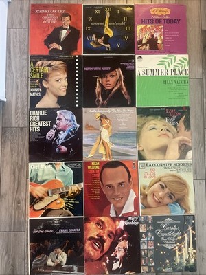 LOT OF 15 LPs Julie London Robert Goulet Nancy Sinatra Charlie Rich Vinyl