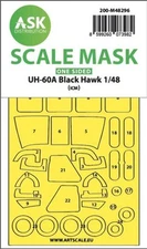 1/48 Artscale UH-60A Black Hawk one-sided express fit mask for ICM