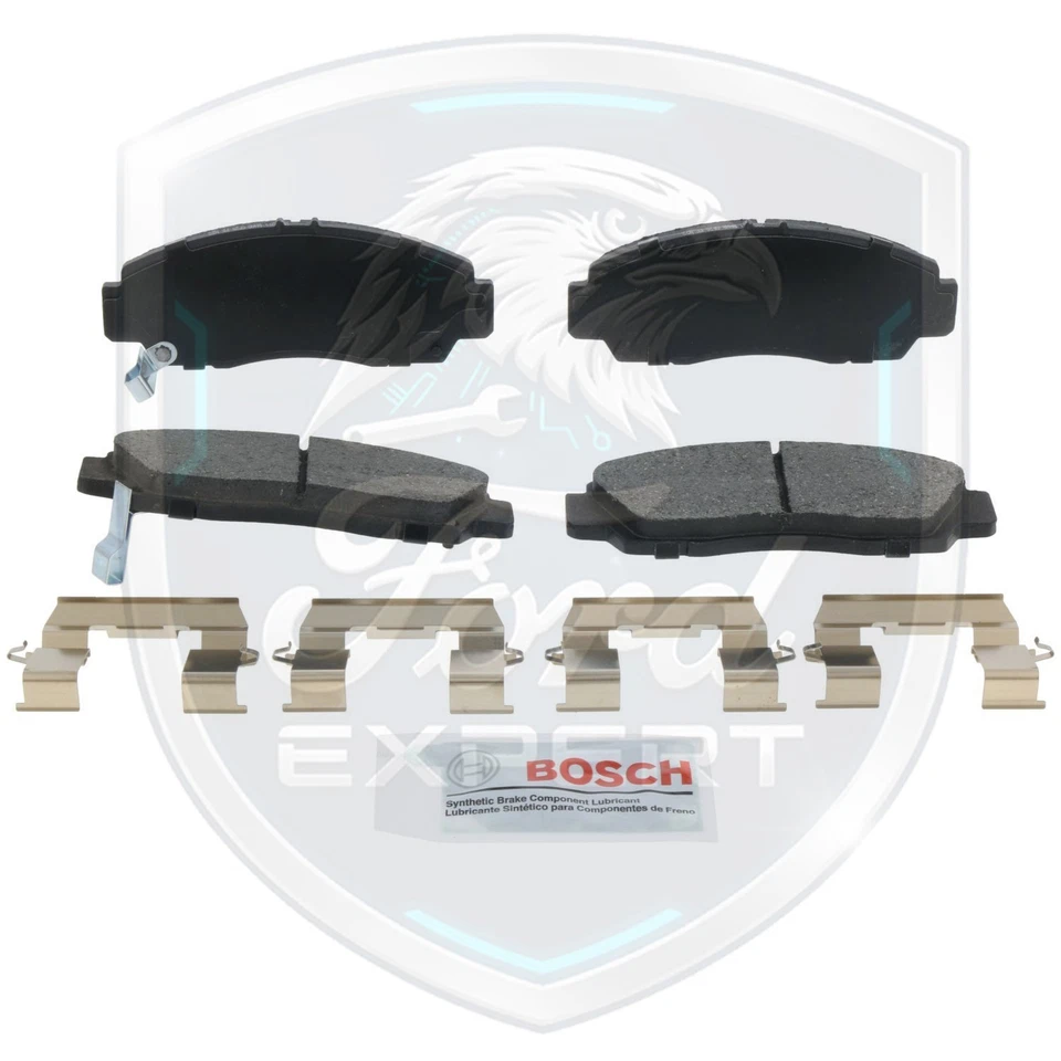 Almohadillas delanteras y zapatas traseras Bosch OEM para Honda Accord 2003-2007 10 años de garantía Foto 4 de 4