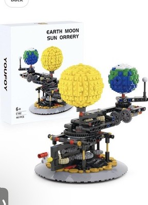 Vonado Earth Moon and Sun Orrery Toy Building Sets - Earth Rotation around Sun B