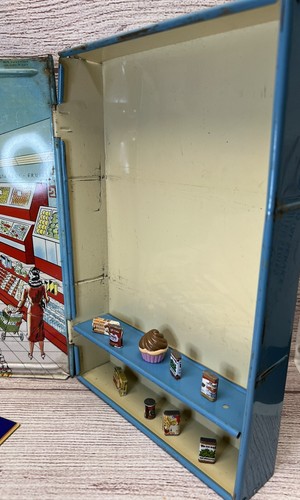Wolverine Tin Super Service Market Toy Mini Play Food Shop Store Doll House Vtg - Picture 3 of 17