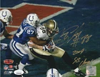 JEREMY SHOCKEY NEW ORLEANS SAINTS  2009 SB CHAMPS  JSA AUTHENTICATED SIGNED 8X10