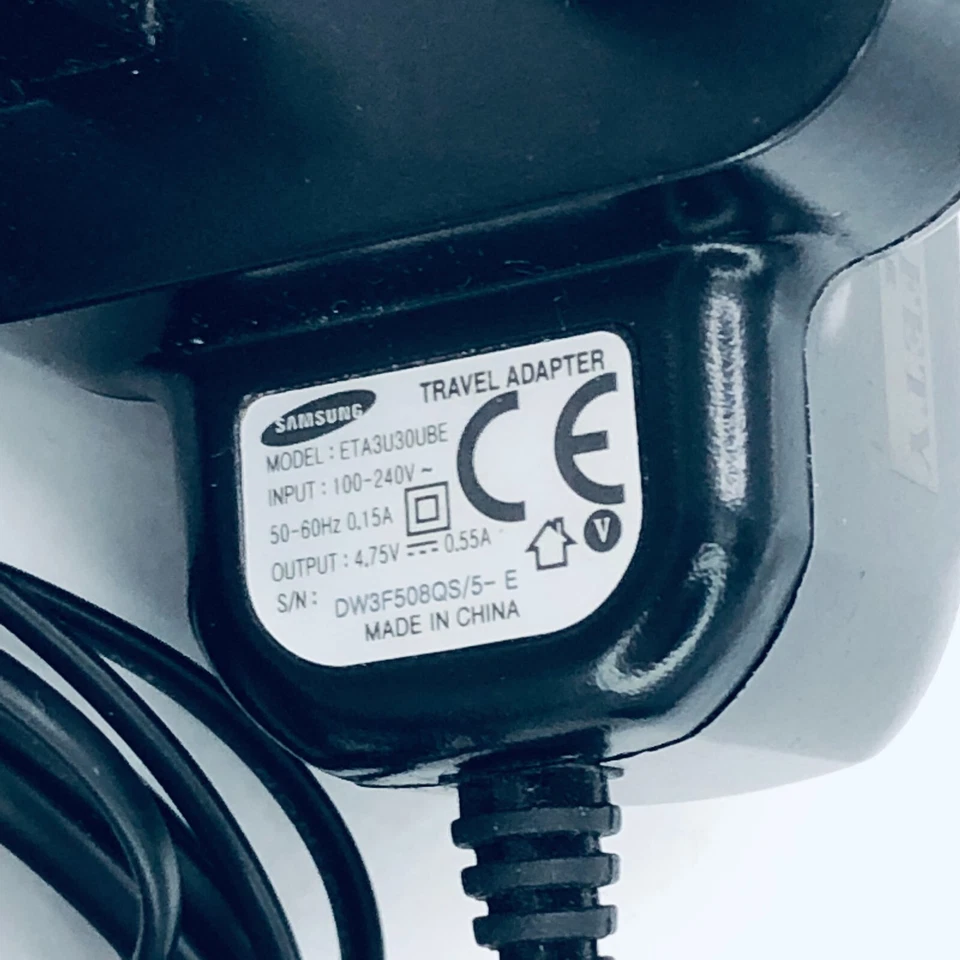 Genuine Samsung Micro-USB Mains Charger ETA3U30UBE for Phones/Bluetooth Headsets - Image 4 of 4