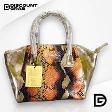 Mel Jun Leather Snakeskin Purse