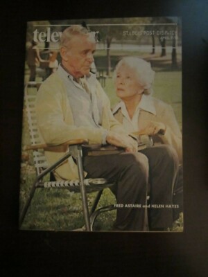 St Louis Post Dispatch TV April 1978 Fred Astaire Helen Hayes Family Upside Down