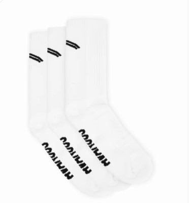 Avancus Performance Crew Socks - White