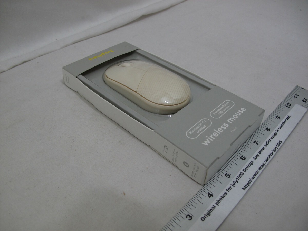 NEW Heyday Wireless Mouse Bluetooth 5.1 & USB Receiver - 33 