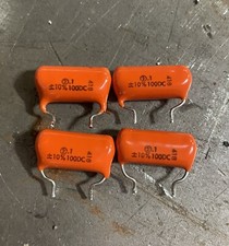 4x Vintage Sprague Orange Drop .1uf 100V Guitar Tone Capacitor 418 Series