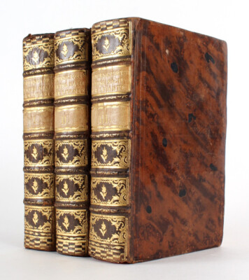 Tournefort, Journey to the Levant, Raspe 1776/7, 3 Vol., Rare-VERY WELL PRESERVED