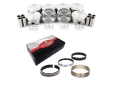 Coated Skirt Dish Pistons w/ Moly Rings for 1999-2004 Ford Lightning 5.4L SOHC