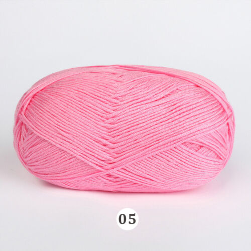 50g Soft Bamboo Wool Yarn Cotton Knitting Crochet Baby Knit Cotton Yarn Ball DIY - Picture 17 of 67