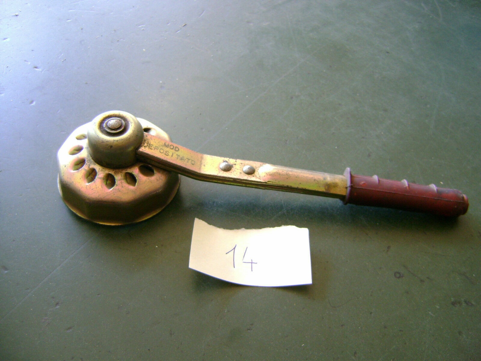 Vintage Car Oil Filter with Quick-Release Fastening