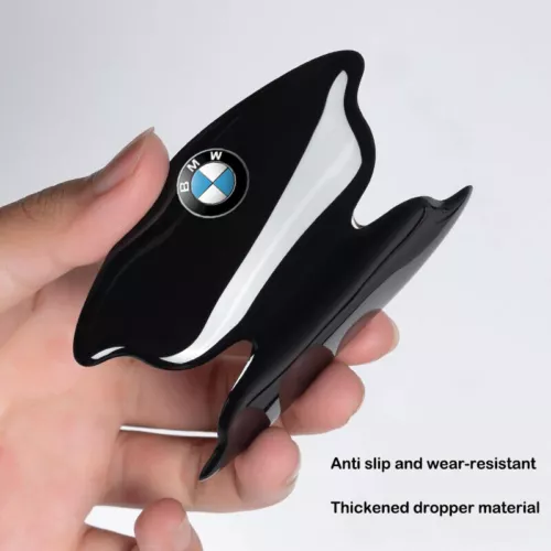 Película protectora adhesiva contra arañazos tazón manija puerta coche negro 8 piezas para BMW nueva - Imagen 3 de 7