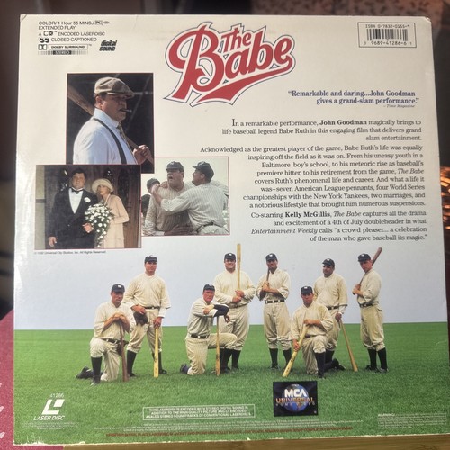 The Babe (Laserdisc, 1992) "like new" John Goodman - Picture 2 of 3