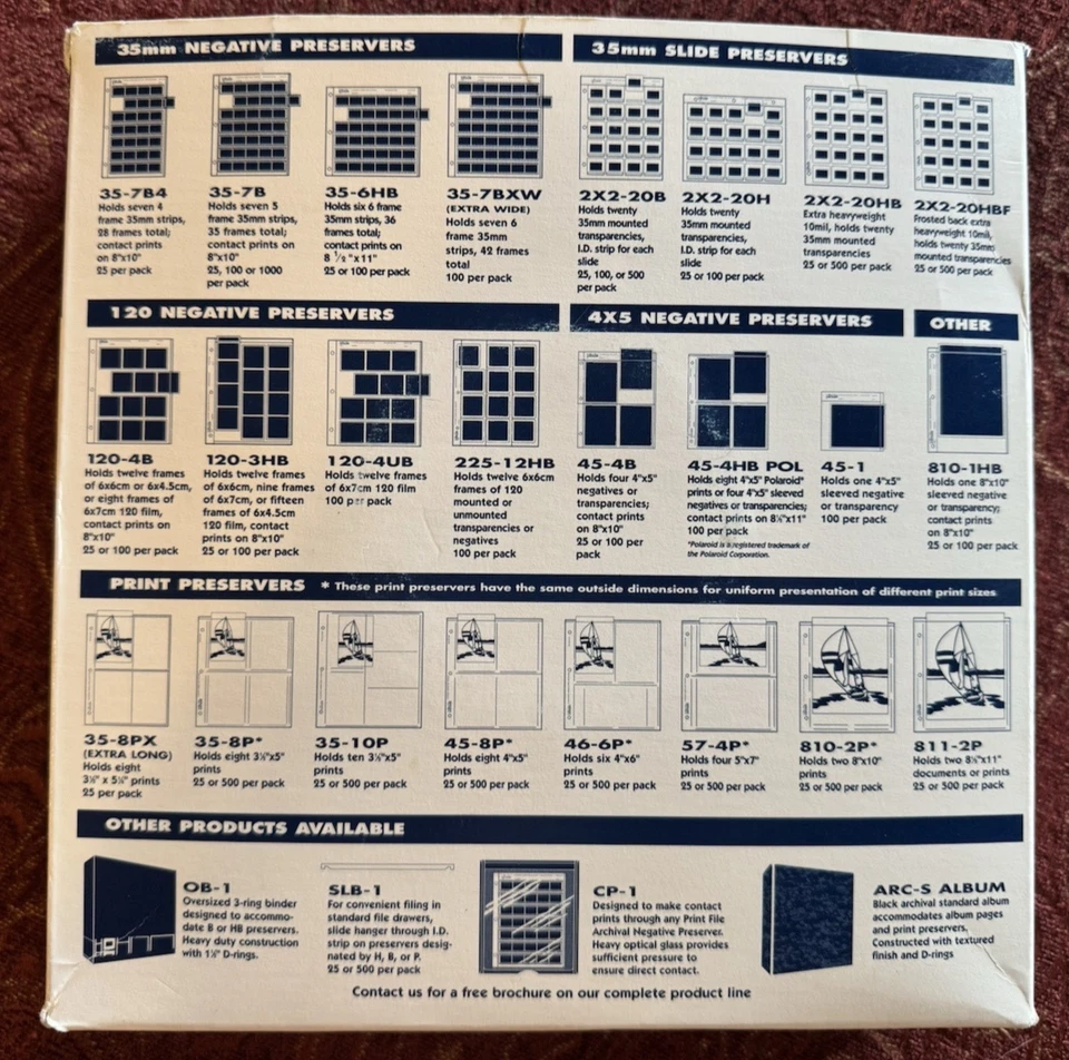 Print File Archival 35-1M Continuous Roll Negative Preservers Half Box of 1000 f - Image 2 of 4