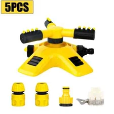 360 Degree Sprinklers Large Area Water Irrigation Garden Lawn Sprinkler Yard