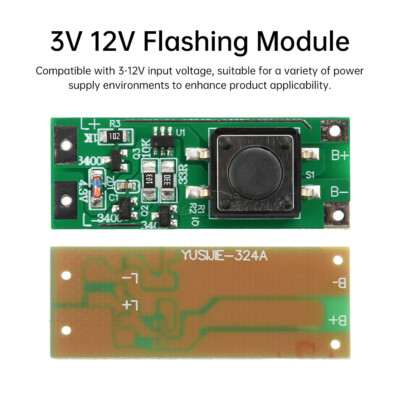 3V 12V Blinking Module Switch Bright Car Light LED Lighting Control Board Driver