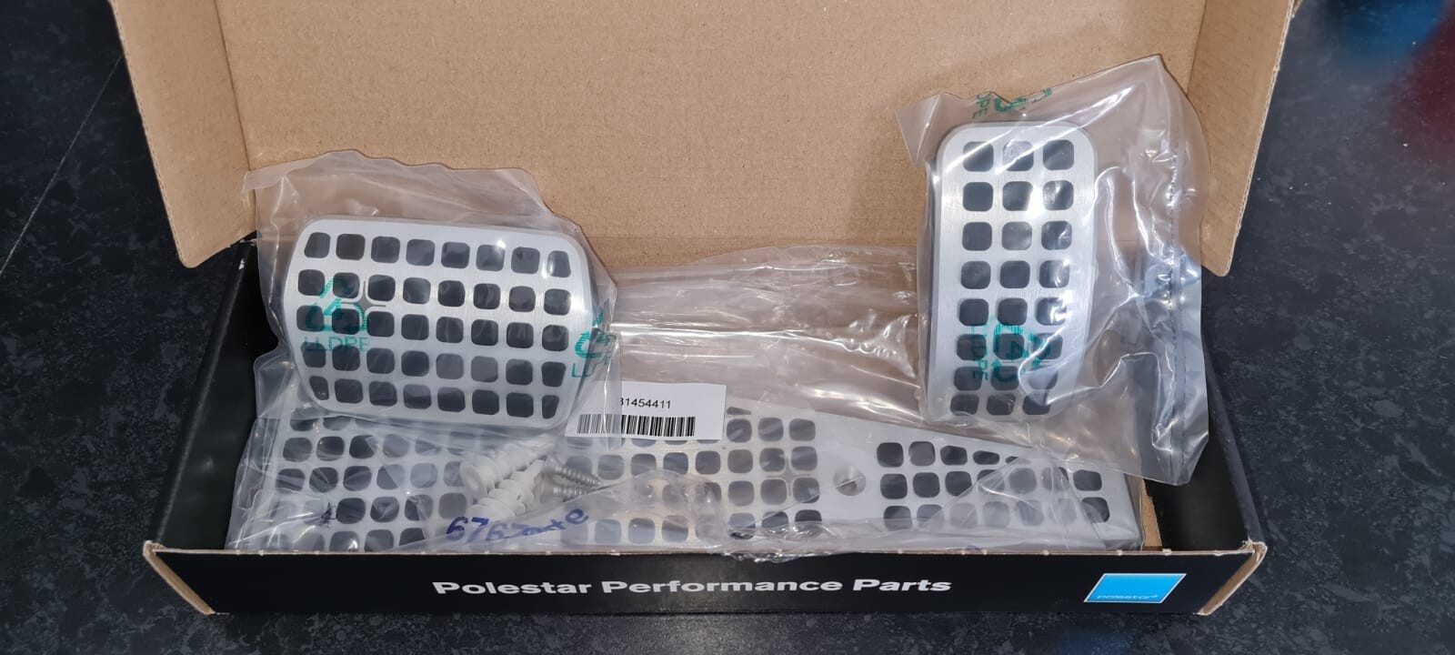 VOLVO V40 PEDAL SET POLESTAR LHD 31454411 GENUINE (Can fit RHD + 