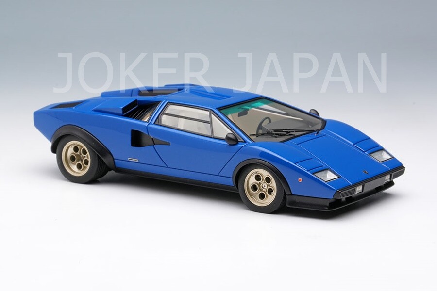 アイドロン LAMBORGHINI COUNTACH LP400S EIDOLON 1/43 Lamborghini Countach LP400S 1980 with Rear wing Black