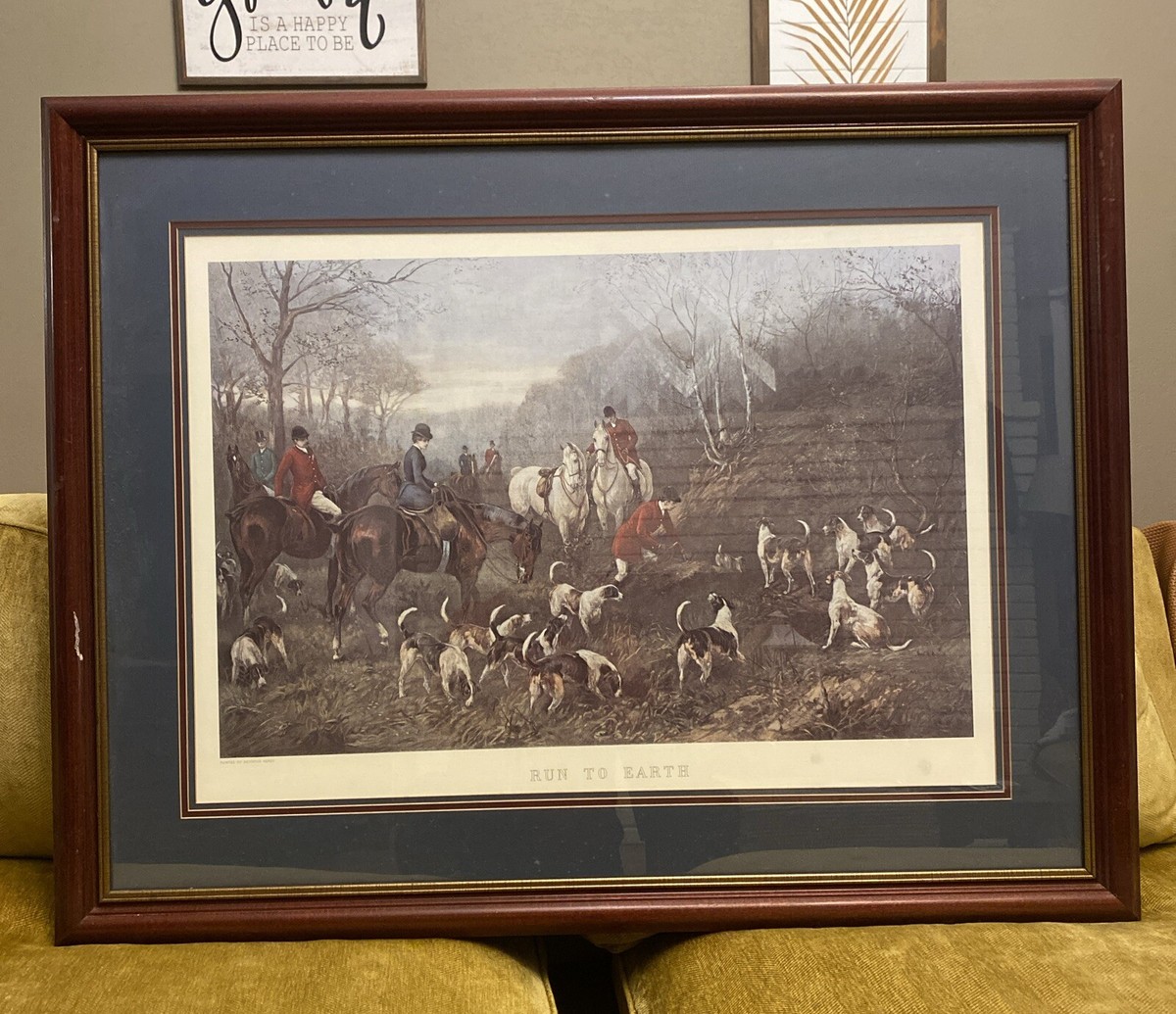 A MATCH／BY HEYWOOD HARDY. 額装76cm57cm 版画 A MATCH／BY HEYWOOD HARDY. 額装76cm57cm 版画 416Zh9QSDnL